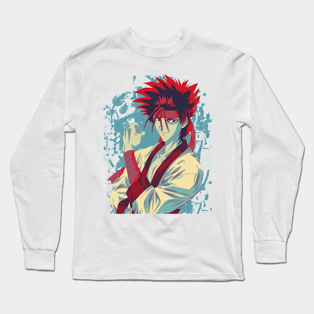 sagara sanosuke Long Sleeve T-Shirt by DinoZard